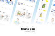 Online Pharmacy Web Design, a Wireframe Template by INSPR STD (Thumbnail 6 of 6)