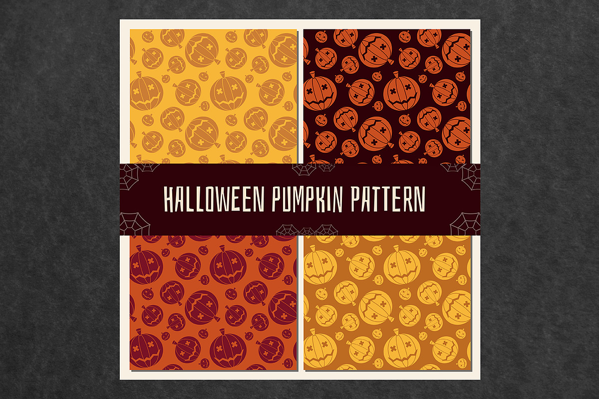 23 Halloween Seamless Patterns Pack, a Pattern Graphic by Alex Krugli (Photo 6 of 9)