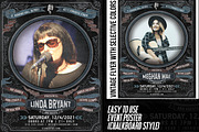 Vintage Event Flyer - Chalkboard, a Flyer Template by the little wonder shop (Thumbnail 1 of 3)
