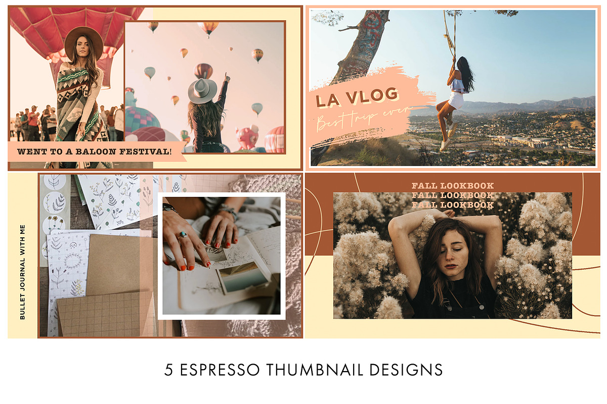 Espresso Youtube Branding Kit, a Social Media Template by Tangerine Nation (Photo 3 of 7)