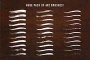 60+ Grunge Brushes for Illustrator, a Brush Add-On by Vecster (Thumbnail 2 of 6)