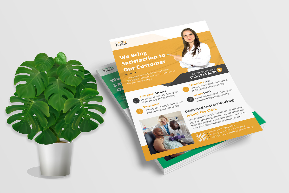 Medical Flyer Design, a Flyer Template by Vectorzone (Photo 2 of 3)