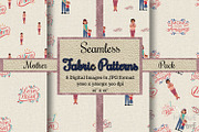Seamless Fabric Patterns Mother Pack, a Texture Graphic by Arthitecture Home (Thumbnail 1 of 11)