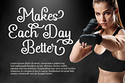Rendera - Elegant Script Font, a Script Font by LetterJos (Thumbnail 8 of 10)