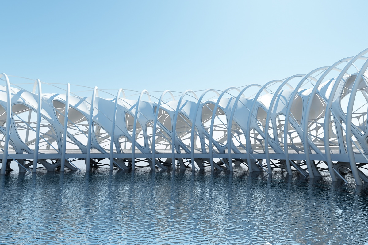 Futuristic Architectural Structure17, an Architecture 3D Model by Giimann (Photo 15 of 29)