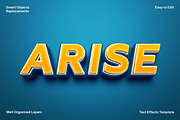 Arise Text Effect, a Layer Style Add-On by dokudokunomi (Thumbnail 1 of 4)