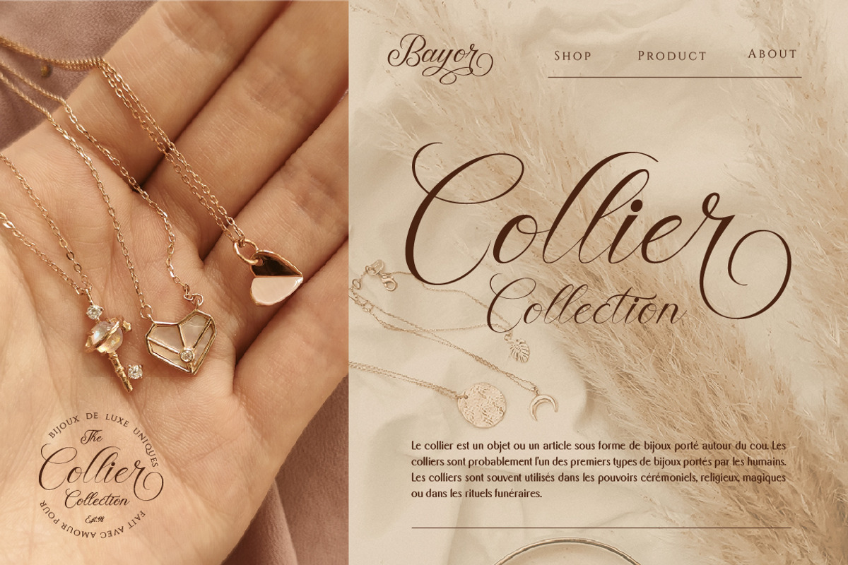 Hilleria, a Script Font by kerismaker (Photo 6 of 12)