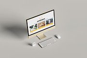 iMac Screen Mockup, a Mac Mockup by graphicstory (Thumbnail 3 of 9)