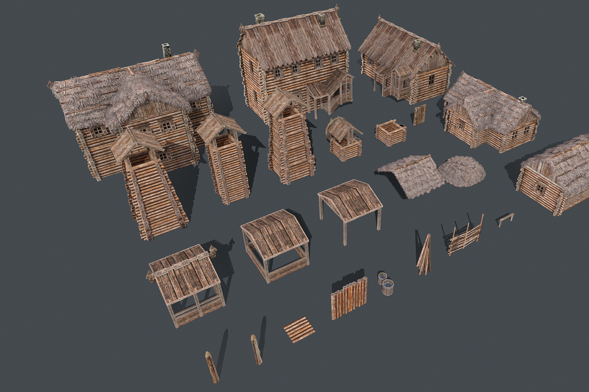 Wooden Village, an Architecture 3D Model by Beatheart Creative Studio (Photo 6 of 22)