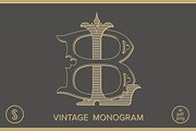 BL Monogram LB Monogram, a Branding & Logo Template by Shuler Studio (Thumbnail 1 of 6)