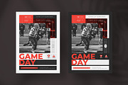 Football matchday sports flyer, a Flyer Template by Tanmoy Topu (Thumbnail 1 of 2)