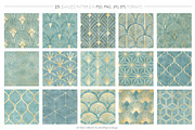 ART DECO Geometry Patterns, a Pattern Graphic by Alisa Fimen Design (Thumbnail 11 of 12)