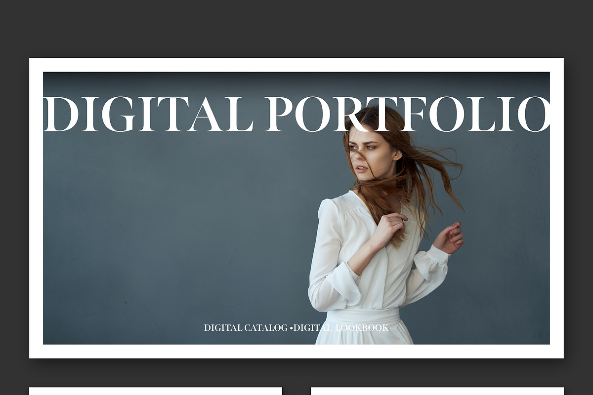 Digital Portfolio Layout Template, a Presentation Template by tomsarraipodesign (Photo 2 of 2)