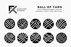 Ball of Yarn Icon, an Icon by Akatype Studio