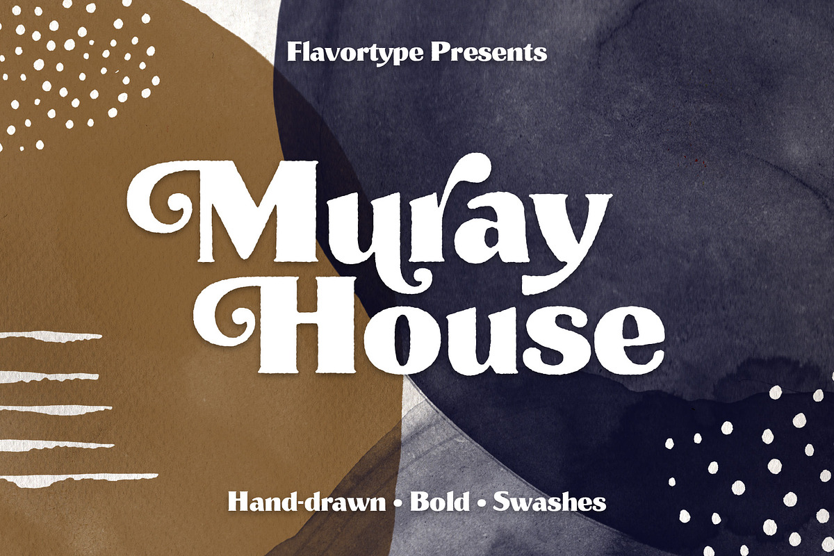 Muray House Handdrawn Font + Extras
