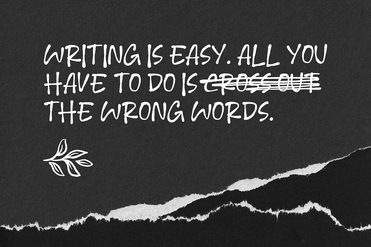 Self Written - Pen Writting, a Handwritten Font by Lettermine (Photo 3 of 10)