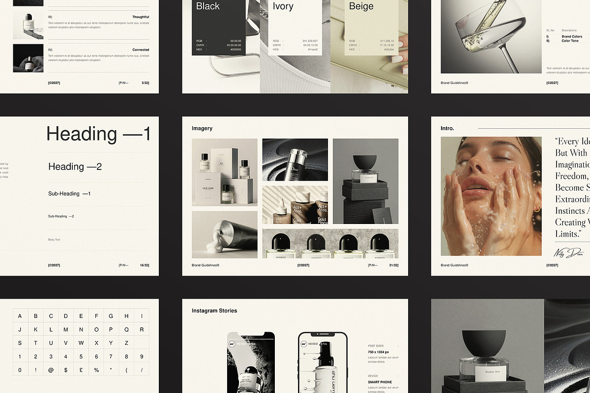 Brand Guidelines Design Template, a Brochure Template by Studio Monova (Photo 3 of 19)