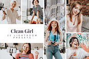 20 Clean Girl Lightroom Presets, a Preset Add-On by Oak Digital Studios (Thumbnail 2 of 8)