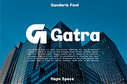Gandaria Display Typeface, a Sans Serif Font by Haps Space (Thumbnail 6 of 15)