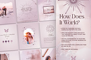 Purple Spiritual Instagram Posts, a Social Media Template by Under My Cozy Roof (Thumbnail 10 of 11)