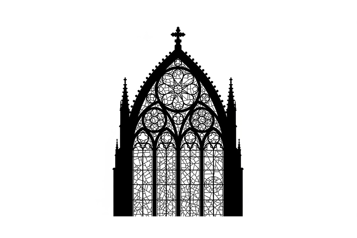 Gothic Church Window Frame Bundle, an Illustration by jahid234 (Photo 15 of 31)