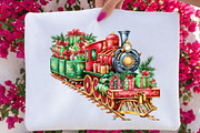 Whimsical Christmas Clipart PNG Bun, a Seasonal Illustration by SVGArt (Thumbnail 3 of 5)