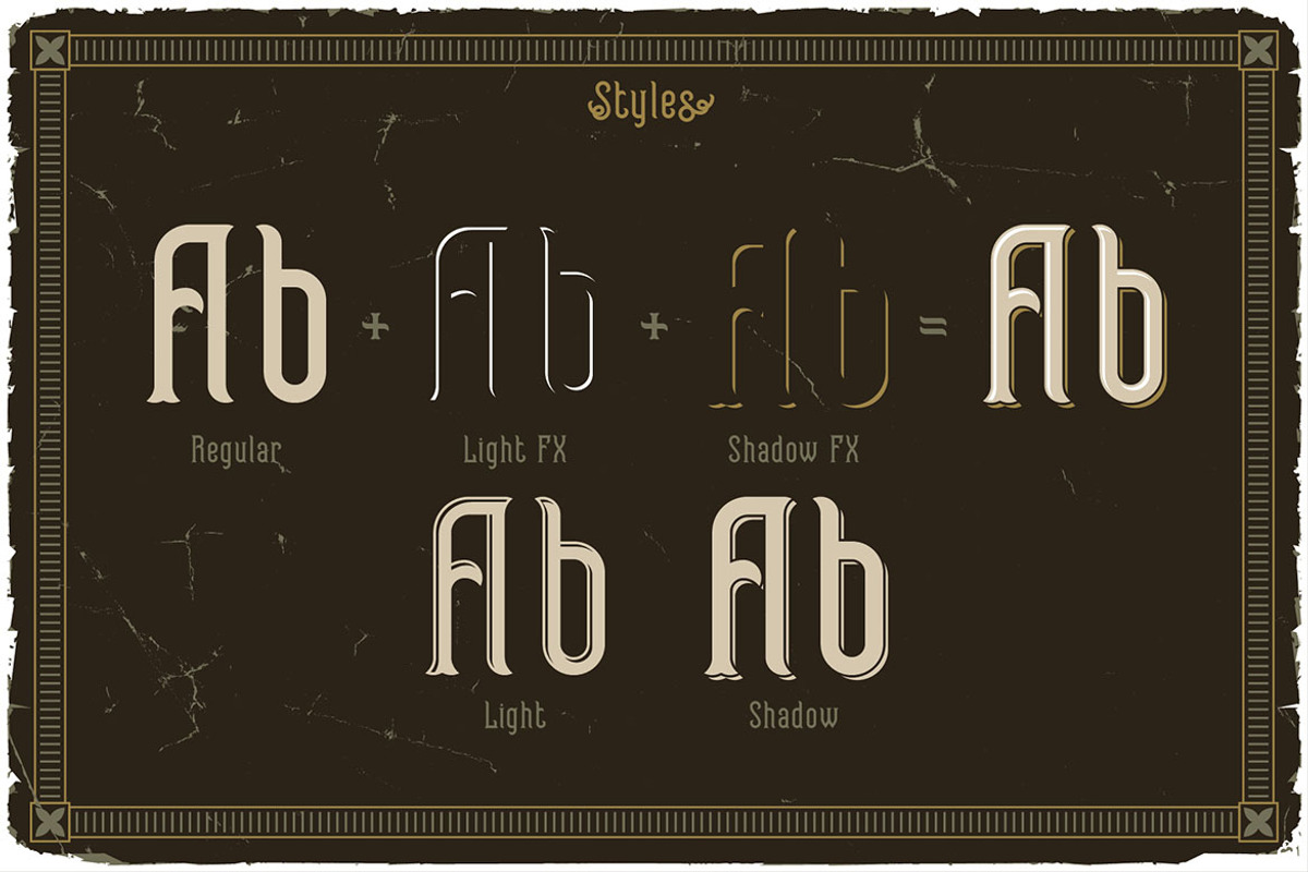 Bourbon Street Display Font, a Serif Font by JumboDesign (Photo 4 of 9)