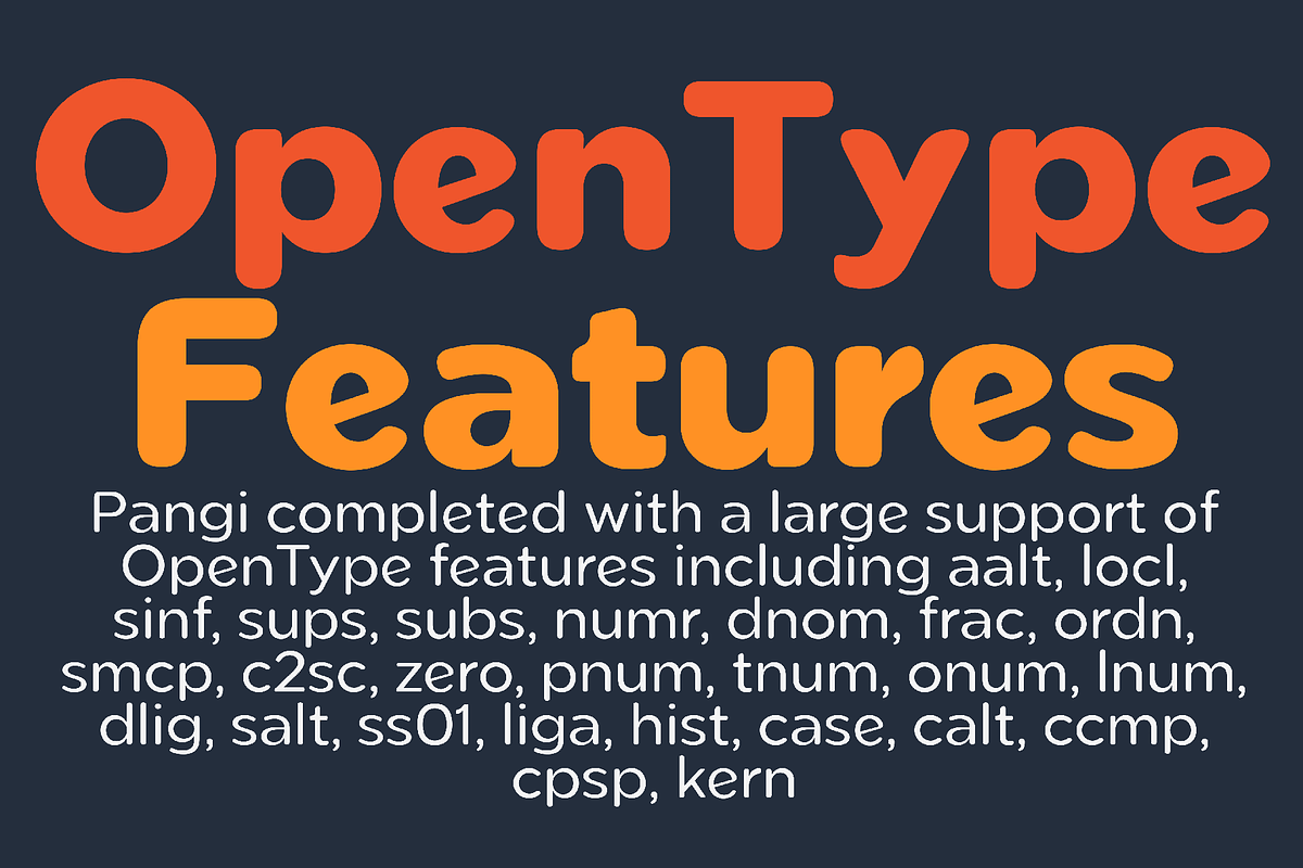 Pangi Rounded, a Font by Aukimvisuel (Photo 6 of 13)