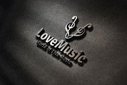 Love Music Logo, a Branding & Logo Template by ArtFusion (Thumbnail 2 of 5)