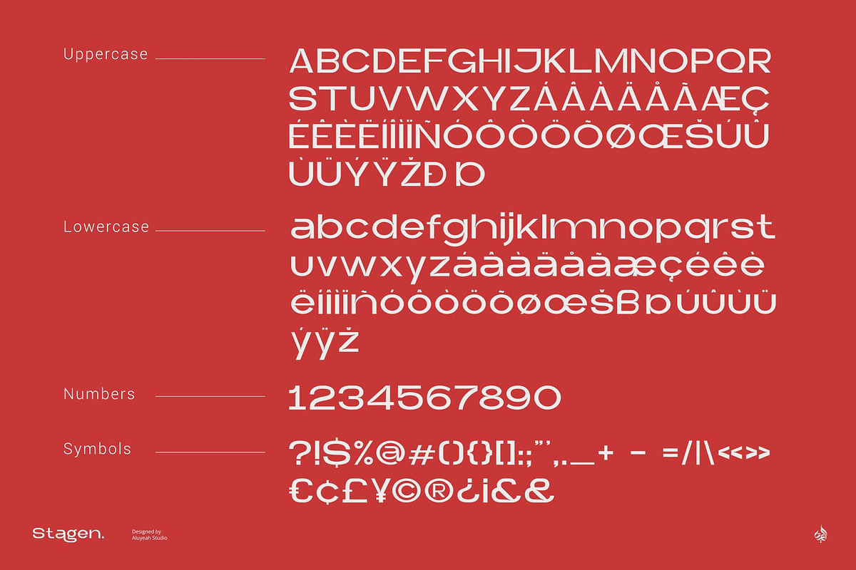 Stagen | Modern Display Sans Serif, a Sans Serif Font by Aluyeah Studio (Photo 2 of 15)