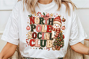 Christmas Ghost Snowman Social Club, a Seasonal Illustration by Canvas Craft (Thumbnail 3 of 6)