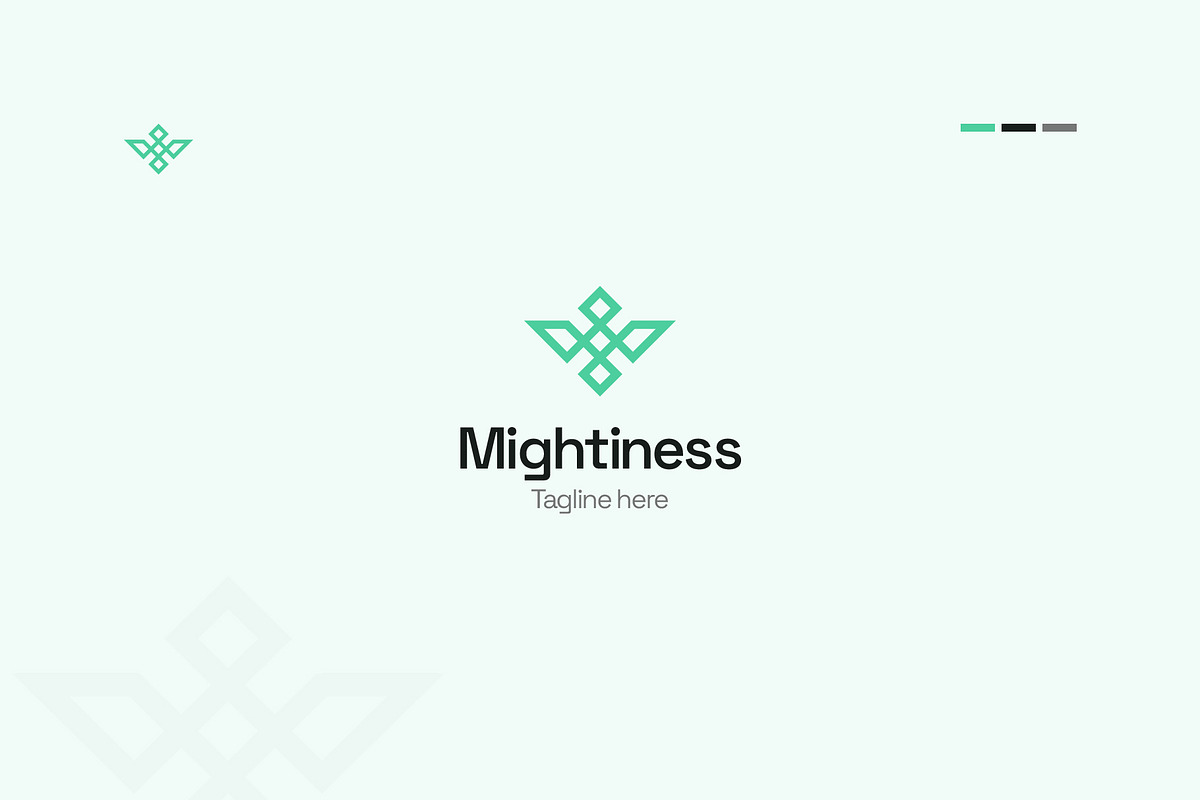 Minimal Eagle Pictogram Logo, a Branding & Logo Template by Dipak Dheer (Photo 1 of 6)