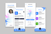 Job Search Mobile App UI Kit, a Templates & Theme by studiogstock (Thumbnail 2 of 2)