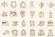 Rococo Romance Clipart Set, an Illustration by DreamCafeArt (Thumbnail 3 of 6)