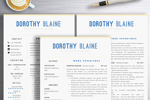 Resume Template Dorothy