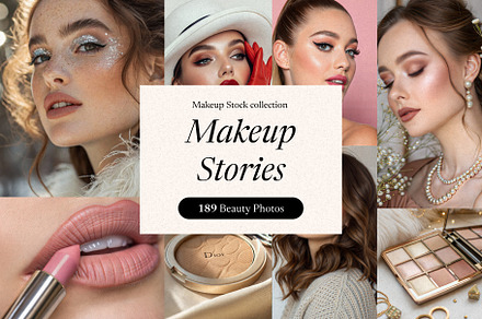 Makeup Stock Photos Bundle, a Beauty & Fashion Photo by Helospace