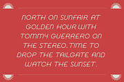 Sunfair | Slanted Sans Serif Font, a Handwritten Font by Amber Morgan (Thumbnail 5 of 6)