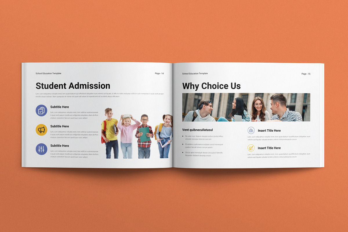 Education Template Landscape, a Brochure Template by E-Type (Photo 6 of 7)