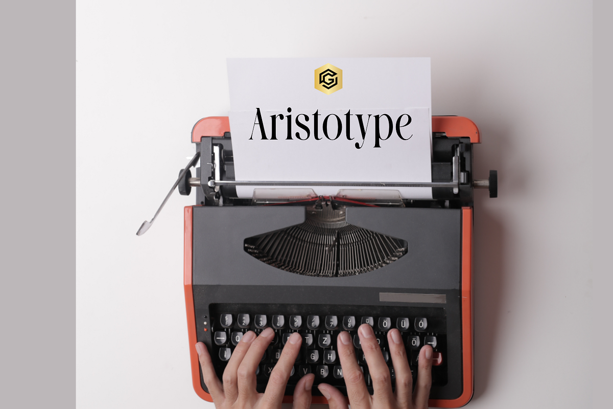 Aristotype Font, a Sans Serif Font by Golden Wraith
