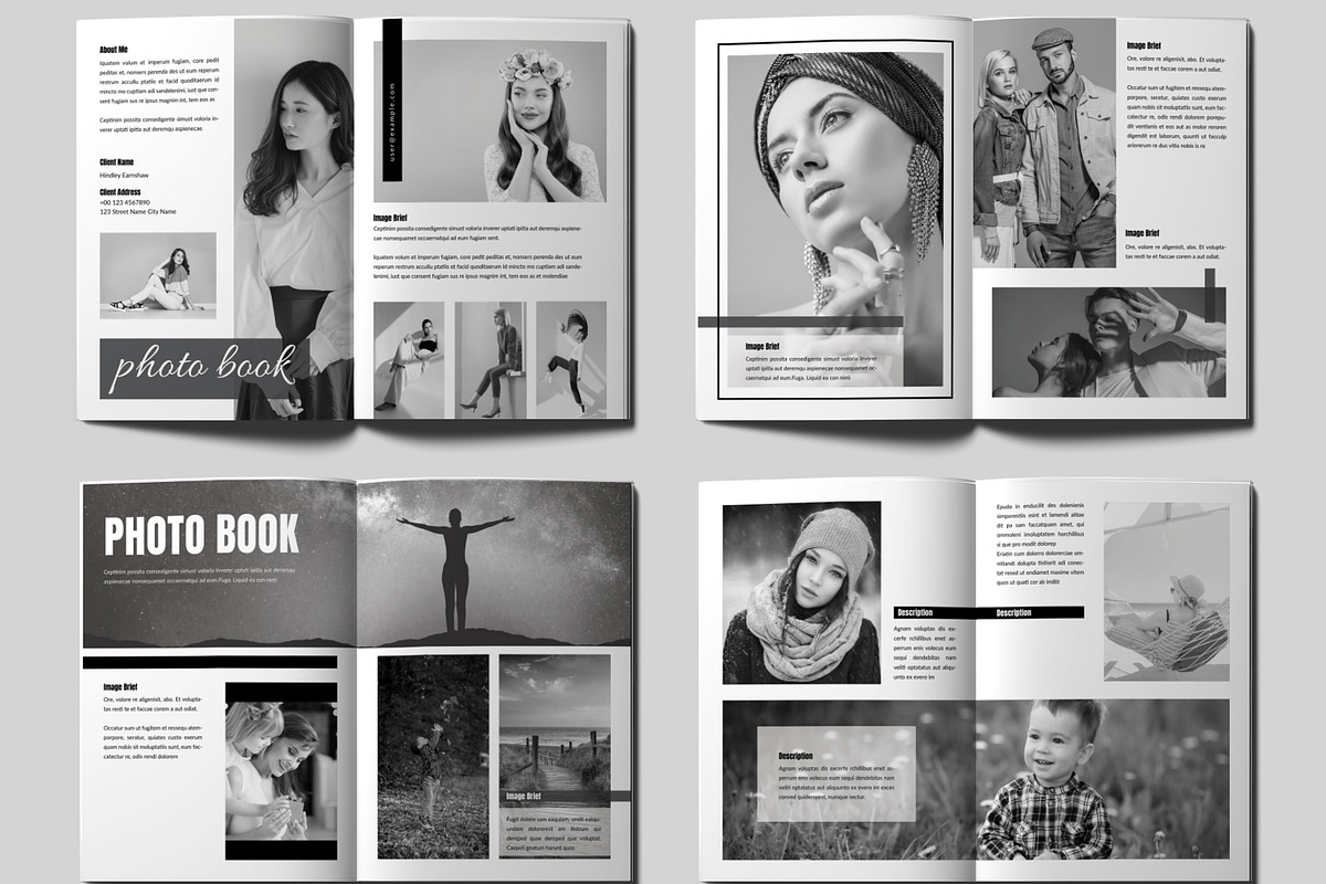 Fashion Photobook Layout, a Magazine Template by MightyDesign (Photo 2 of 6)