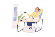 People working in heat set, a Person Illustration by Good Studio (Thumbnail 5 of 7)