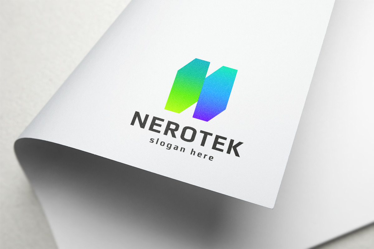 Nerotek Letter N Logo, a Branding & Logo Template by Design_Planet (Photo 3 of 3)