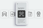 Car Service 20 Pixel Perfect Icons, an Outline Icon by Alex Blogoodf (Thumbnail 3 of 11)