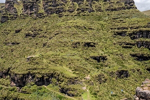 Majestic Rocky Mountains Seen from Waqrapukara, a Scenic Inca Si, a Photo by GoodGoods
