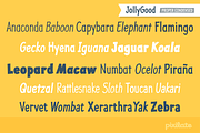 JollyGood Proper Condensed- Complete, a Sans Serif Font by Letradora (Thumbnail 4 of 7)
