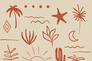 Bohemian Summer Illustrations, a Texture Illustration by amber&ink (Thumbnail 5 of 8)