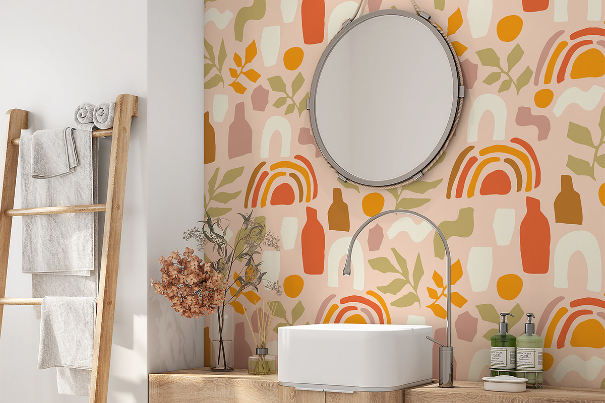 Sunny Day Shapes, a Wallpaper Graphic by MalyskaStudio (Photo 5 of 6)