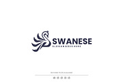 Monoline Modern Swan Logo Design, a Branding & Logo Template by Artnivora.Std (Thumbnail 1 of 4)