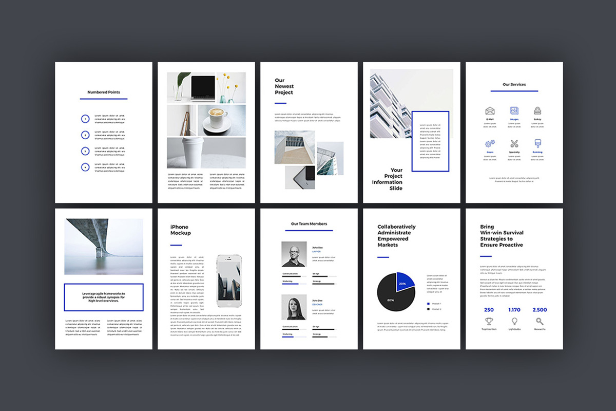 Visage Print Template, a Presentation Template by SlideStation (Photo 5 of 6)