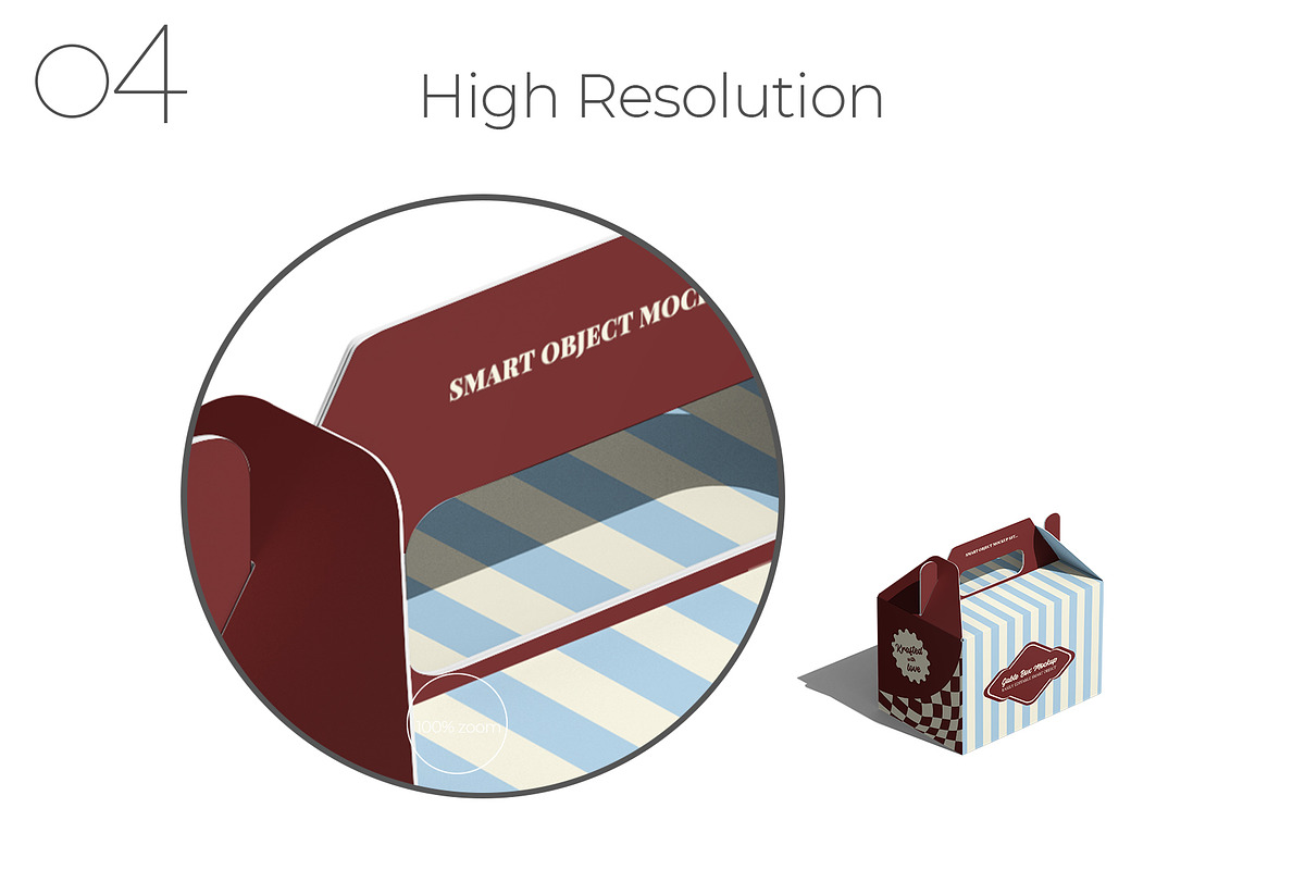 Takeaway Gable Box Packaging Mockup, a Packaging Mockup by Sheikhadesign (Photo 5 of 11)
